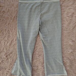 💥4☆ for $20: Gray Rhinestone Slit Bottom Pants